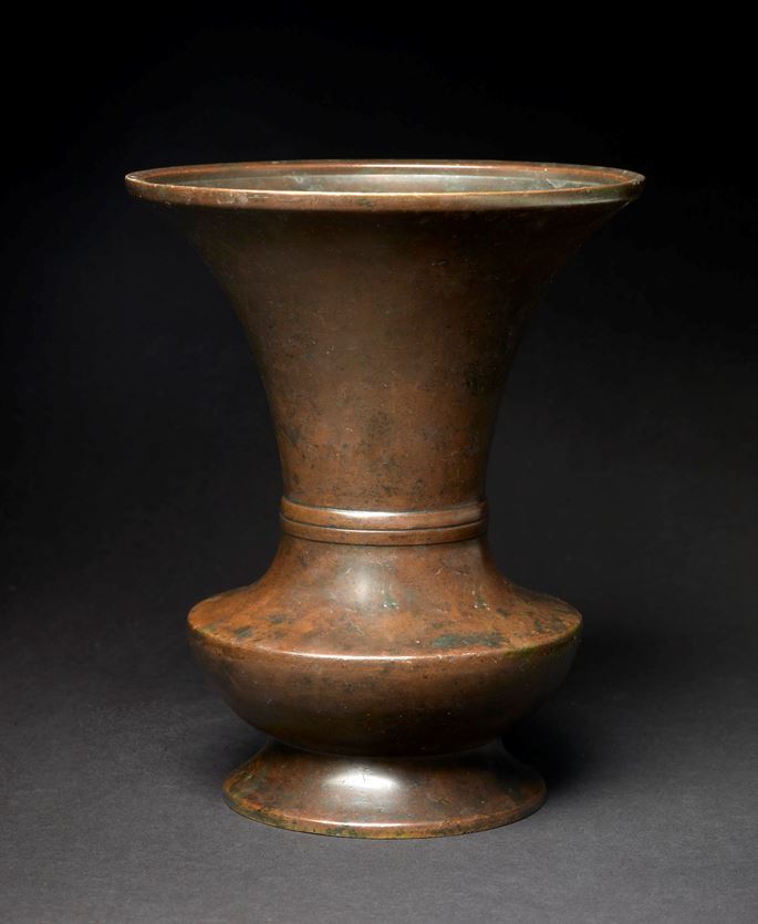 Bronze Flower Vase, Edo period | MasterArt